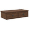 vidaXL Wall Shelf with Drawers Brown Oak 60x25x15 cm Engineered Wood
