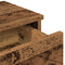 vidaXL Wall Shelf with Drawers Old Wood 60x25x15 cm Engineered Wood