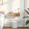 vidaXL Wall Shelf with Drawers Artisian Oak 60x25x15 cm Engineered Wood