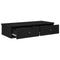 vidaXL Wall Shelf with Drawers Black 80x31x17 cm Engineered Wood