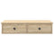 vidaXL Wall Shelf with Drawers Sonoma Oak 80x31x17 cm Engineered Wood