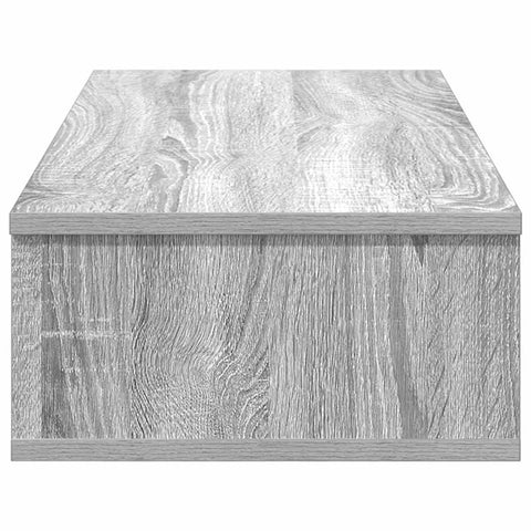 vidaXL Wall Shelf with Drawers Grey Sonoma 80x31x17 cm Engineered Wood