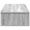 vidaXL Wall Shelf with Drawers Grey Sonoma 80x31x17 cm Engineered Wood