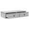 vidaXL Wall Shelf with Drawers Grey Sonoma 80x31x17 cm Engineered Wood