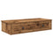 vidaXL Wall Shelf with Drawers Old Wood 80x31x17 cm Engineered Wood