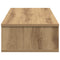 vidaXL Wall Shelf with Drawers Artisian Oak 80x31x17 cm Engineered Wood