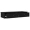 vidaXL Wall Shelf with Drawers Black 100x37.5x19 cm Engineered Wood