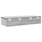 vidaXL Wall Shelf with Drawers Grey Sonoma 100x37.5x19 cm Engineered Wood