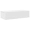 vidaXL Wall Shelf with Drawers White 60x26.5x15 cm Engineered Wood