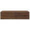 vidaXL Wall Shelf with Drawers Brown Oak 60x26.5x15 cm Engineered Wood