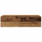 vidaXL Wall Shelf with Drawers Old Wood 60x26.5x15 cm Engineered Wood