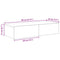 vidaXL Wall Shelf with Drawers Concrete Grey 80x33x17 cm Engineered Wood