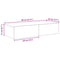 vidaXL Wall Shelf with Drawers Grey Sonoma 80x33x17 cm Engineered Wood
