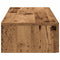 vidaXL Wall Shelf with Drawers Old Wood 80x33x17 cm Engineered Wood