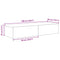 vidaXL Wall Shelf with Drawers Black 100x36x19 cm Engineered Wood