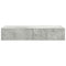 vidaXL Wall Shelf with Drawers Concrete Grey 100x36x19 cm Engineered Wood