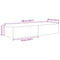 vidaXL Wall Shelf with Drawers Smoked Oak 100x36x19 cm Engineered Wood
