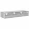 vidaXL Wall Shelf with Drawers Grey Sonoma 100x36x19 cm Engineered Wood