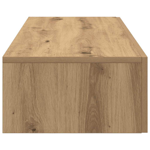 vidaXL Wall Shelf with Drawers Artisian Oak 100x36x19 cm Engineered Wood