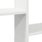 vidaXL Wall Cube Shelf 5 Compartments White Engineered Wood