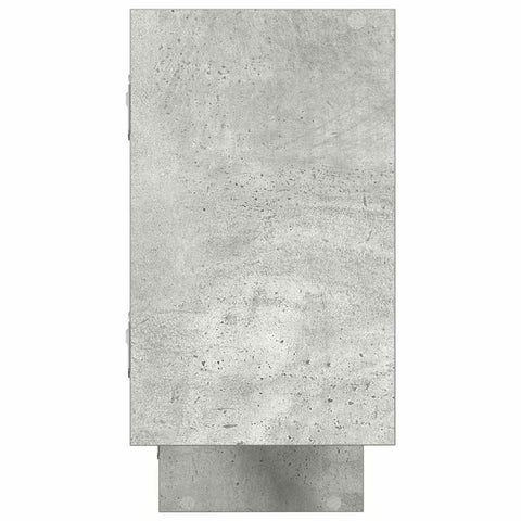 vidaXL Wall Cube Shelf 5 Compartments Concrete Grey Engineered Wood