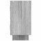 vidaXL Wall Cube Shelf 5 Compartments Grey Sonoma Engineered Wood