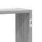 vidaXL Wall Cube Shelf 5 Compartments Grey Sonoma Engineered Wood
