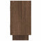 vidaXL Wall Cube Shelf 5 Compartments Brown Oak Engineered Wood