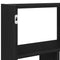 vidaXL Wall Cube Shelf 12 Compartments Black Engineered Wood