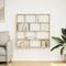vidaXL Wall Cube Shelf 12 Compartments Sonoma Oak Engineered Wood