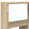 vidaXL Wall Cube Shelf 12 Compartments Sonoma Oak Engineered Wood