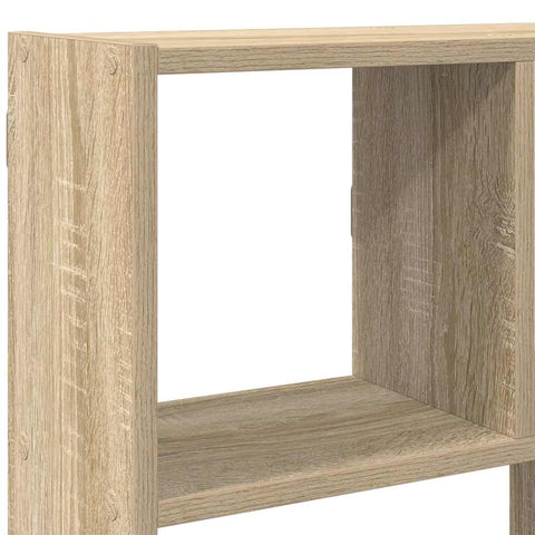 vidaXL Wall Cube Shelf 12 Compartments Sonoma Oak Engineered Wood