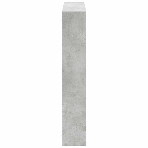 vidaXL Wall Cube Shelf 12 Compartments Concrete Grey Engineered Wood