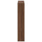 vidaXL Wall Cube Shelf 12 Compartments Brown Oak Engineered Wood