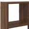 vidaXL Wall Cube Shelf 12 Compartments Brown Oak Engineered Wood