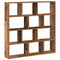 vidaXL Wall Cube Shelf 12 Compartments Old Wood Engineered Wood