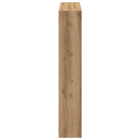 vidaXL Wall Cube Shelf 12 Compartments Artisian Oak Engineered Wood