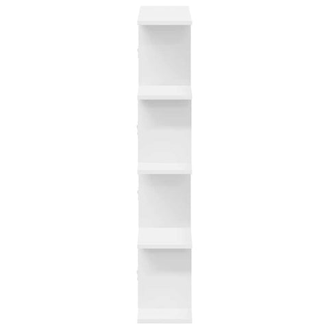 vidaXL Wall Cube Shelf 12 Compartments White Engineered Wood
