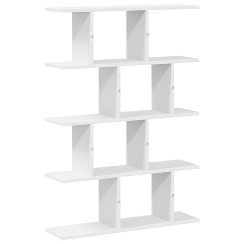 vidaXL Wall Cube Shelf 12 Compartments White Engineered Wood