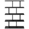 vidaXL Wall Cube Shelf 12 Compartments Black Engineered Wood