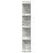 vidaXL Wall Cube Shelf 12 Compartments Concrete Grey Engineered Wood