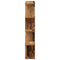 vidaXL Wall Cube Shelf 12 Compartments Old Wood Engineered Wood