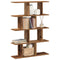 vidaXL Wall Cube Shelf 12 Compartments Old Wood Engineered Wood