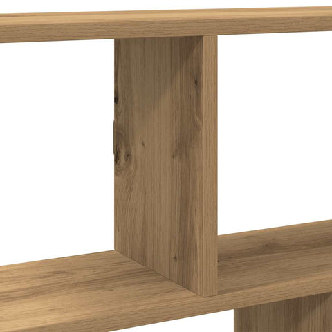 vidaXL Wall Cube Shelf 12 Compartments Artisian Oak Engineered Wood