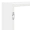 vidaXL Wall Cube Shelf 7 Compartments White Engineered Wood