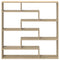 vidaXL Wall Cube Shelf 7 Compartments Sonoma Oak Engineered Wood