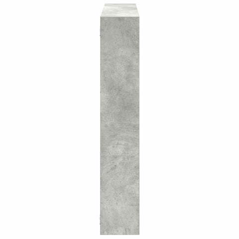 vidaXL Wall Cube Shelf 7 Compartments Concrete Grey Engineered Wood