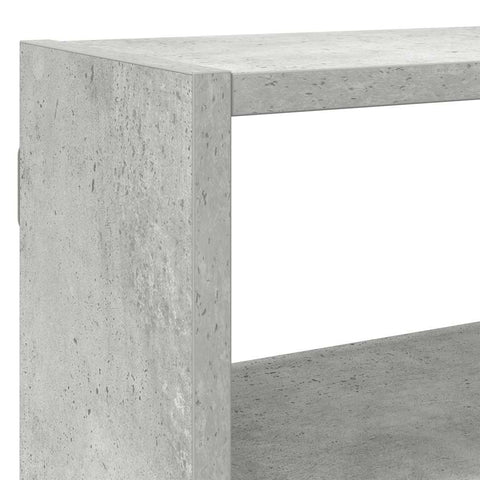 vidaXL Wall Cube Shelf 7 Compartments Concrete Grey Engineered Wood