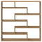 vidaXL Wall Cube Shelf 7 Compartments Artisian Oak Engineered Wood