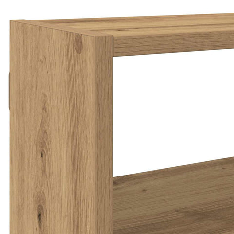 vidaXL Wall Cube Shelf 7 Compartments Artisian Oak Engineered Wood